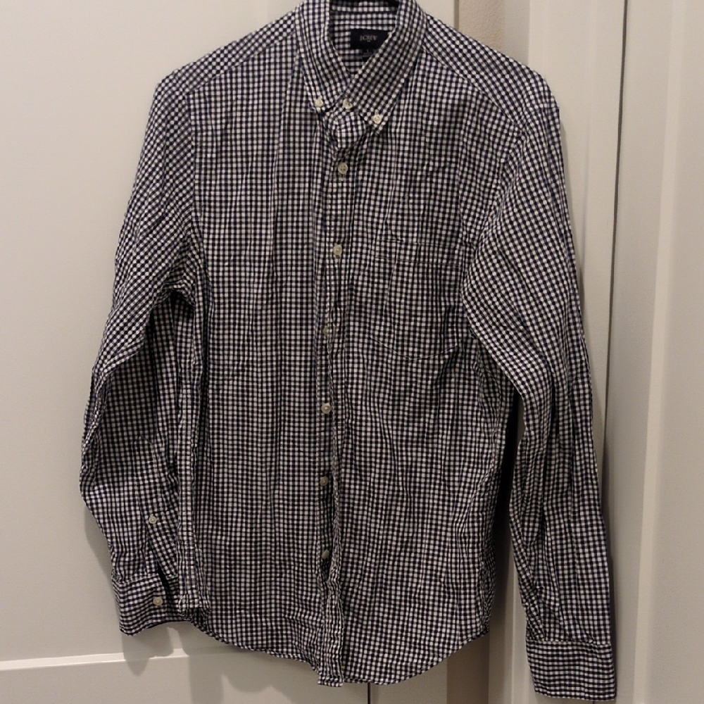 JCrew Gingham Button Up Shirt